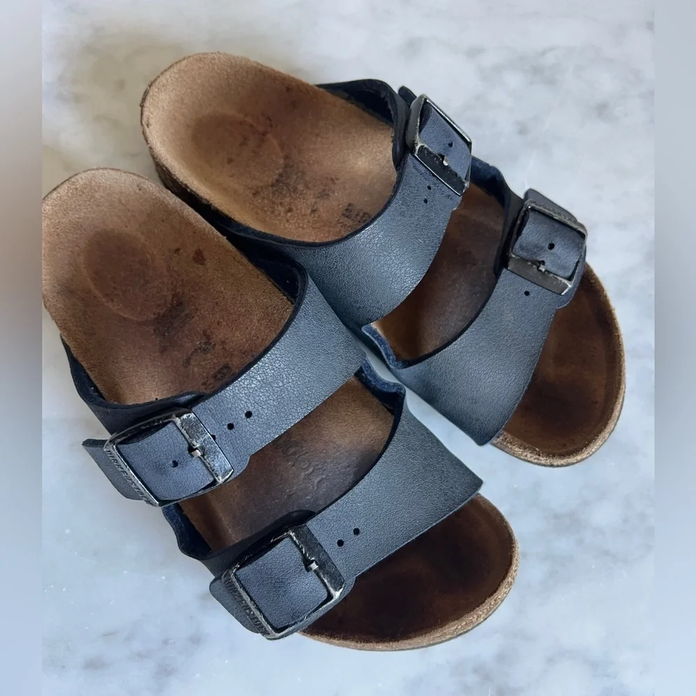 Birkenstock Blue Double Strap Sandals sz 31 kids